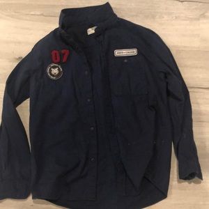 Boys button up shirt